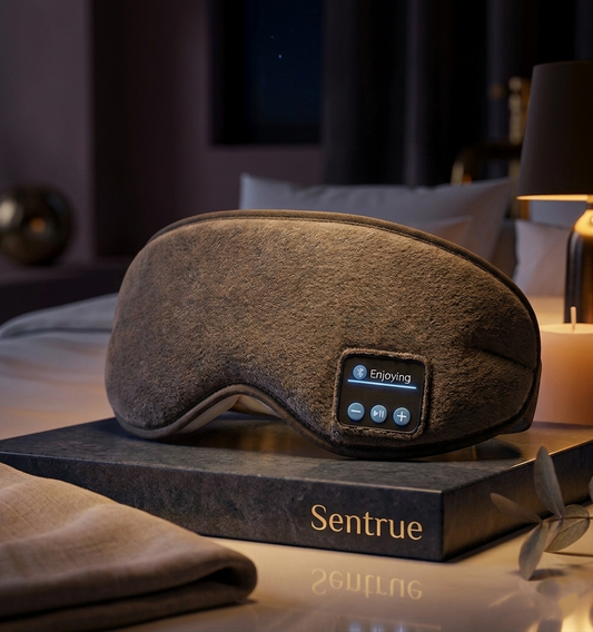 Antifaz Para Dormir con Audífonos Bluetooth Recargable
